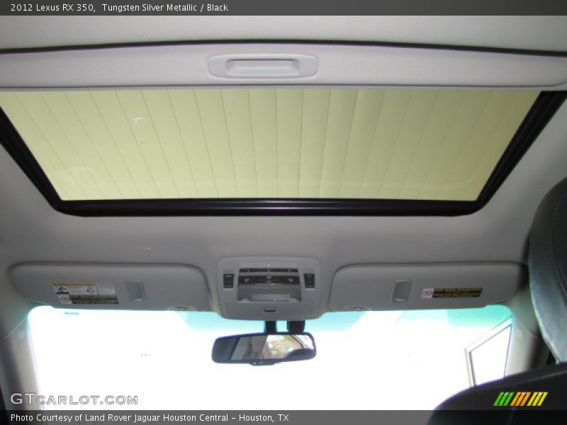 Tungsten Silver Metallic / Black 2012 Lexus RX 350