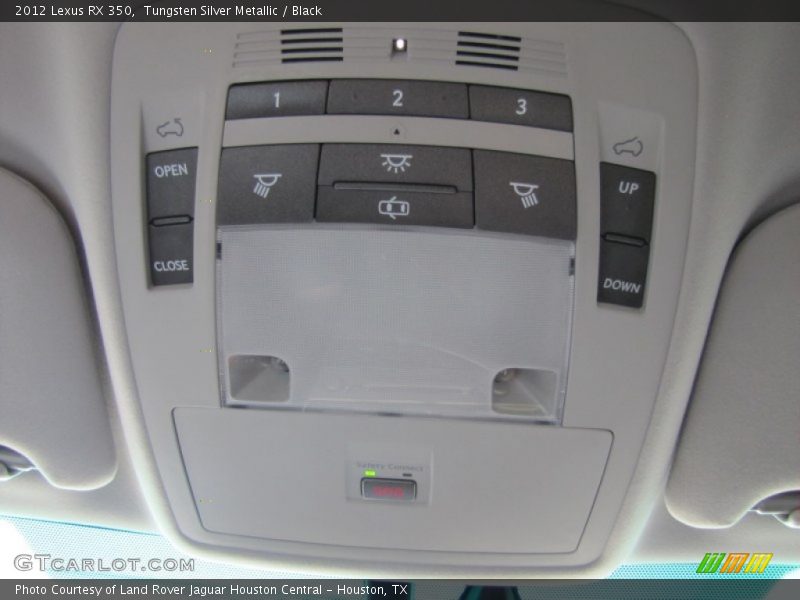 Tungsten Silver Metallic / Black 2012 Lexus RX 350
