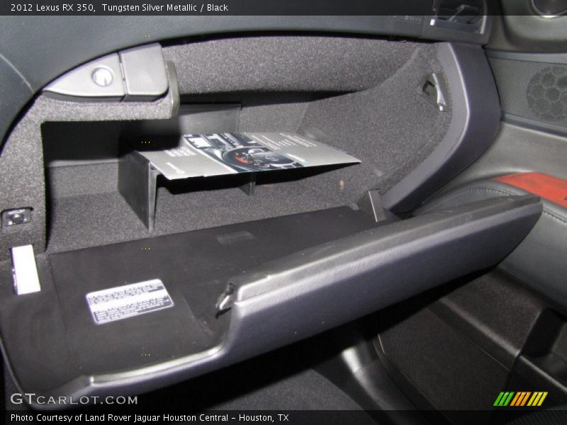 Tungsten Silver Metallic / Black 2012 Lexus RX 350