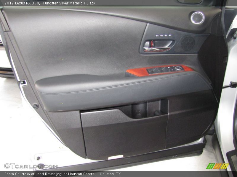 Tungsten Silver Metallic / Black 2012 Lexus RX 350