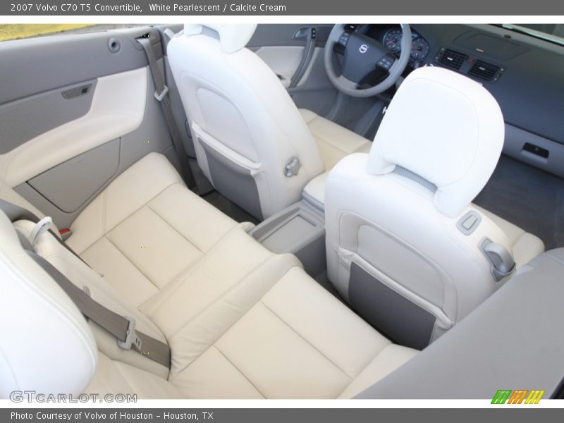 White Pearlescent / Calcite Cream 2007 Volvo C70 T5 Convertible