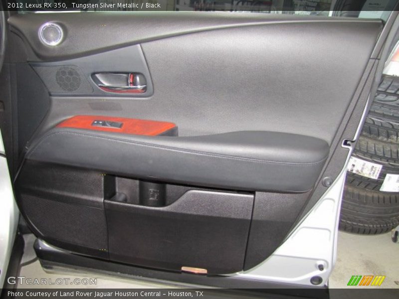 Tungsten Silver Metallic / Black 2012 Lexus RX 350