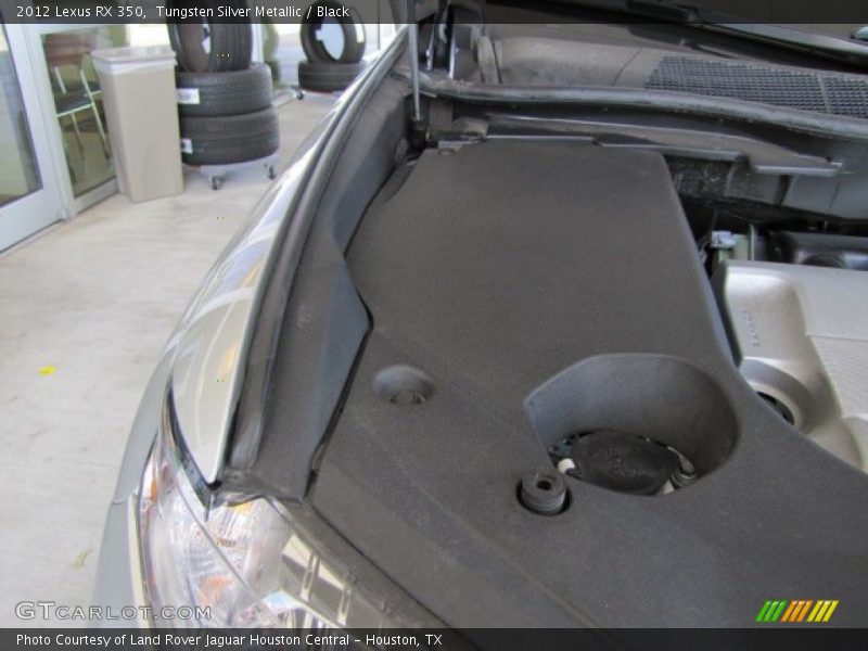 Tungsten Silver Metallic / Black 2012 Lexus RX 350