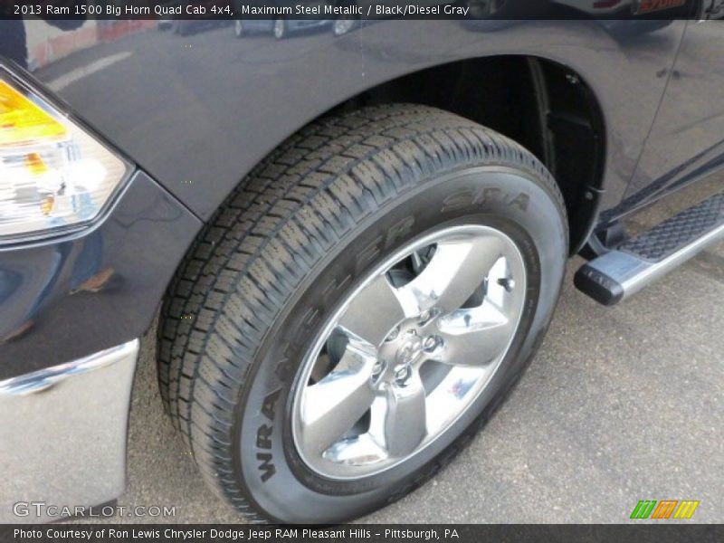 Maximum Steel Metallic / Black/Diesel Gray 2013 Ram 1500 Big Horn Quad Cab 4x4