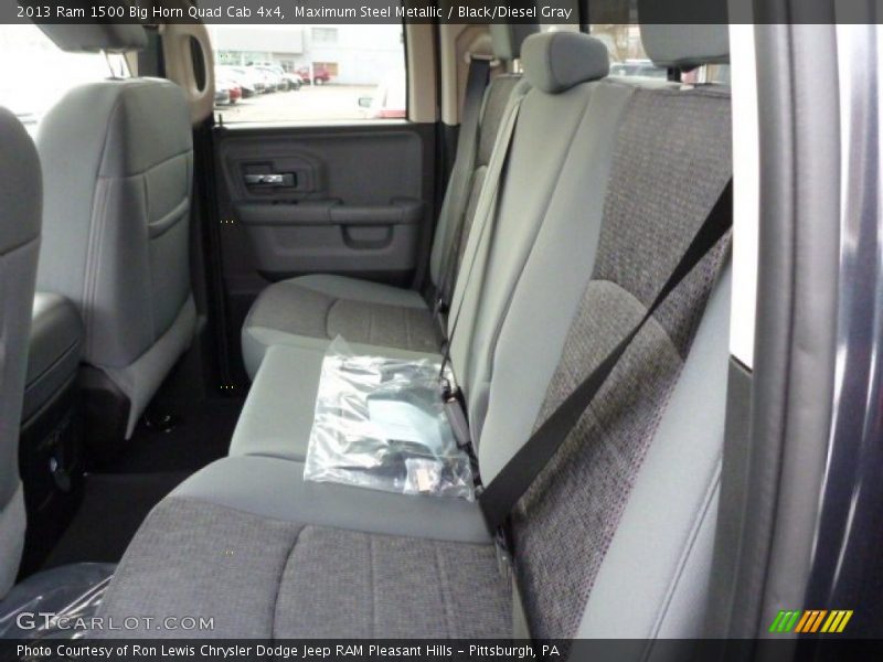 Maximum Steel Metallic / Black/Diesel Gray 2013 Ram 1500 Big Horn Quad Cab 4x4