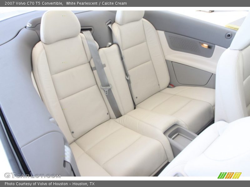 White Pearlescent / Calcite Cream 2007 Volvo C70 T5 Convertible