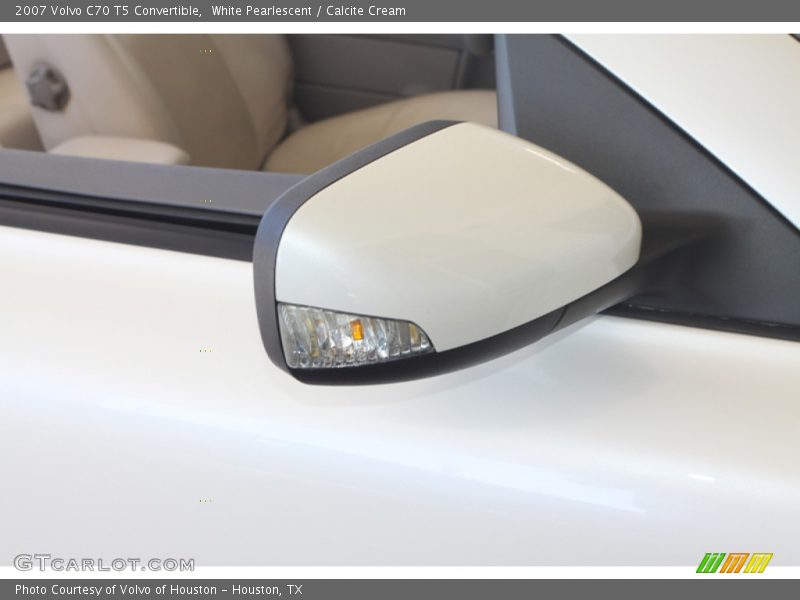 White Pearlescent / Calcite Cream 2007 Volvo C70 T5 Convertible