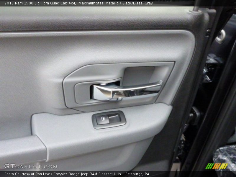 Maximum Steel Metallic / Black/Diesel Gray 2013 Ram 1500 Big Horn Quad Cab 4x4