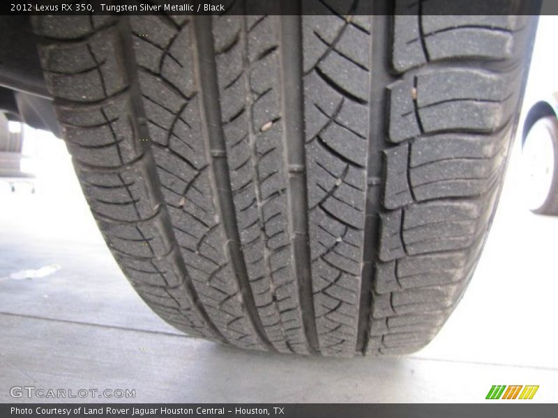 Tungsten Silver Metallic / Black 2012 Lexus RX 350