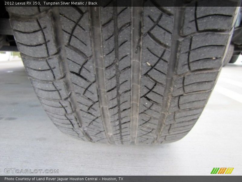 Tungsten Silver Metallic / Black 2012 Lexus RX 350