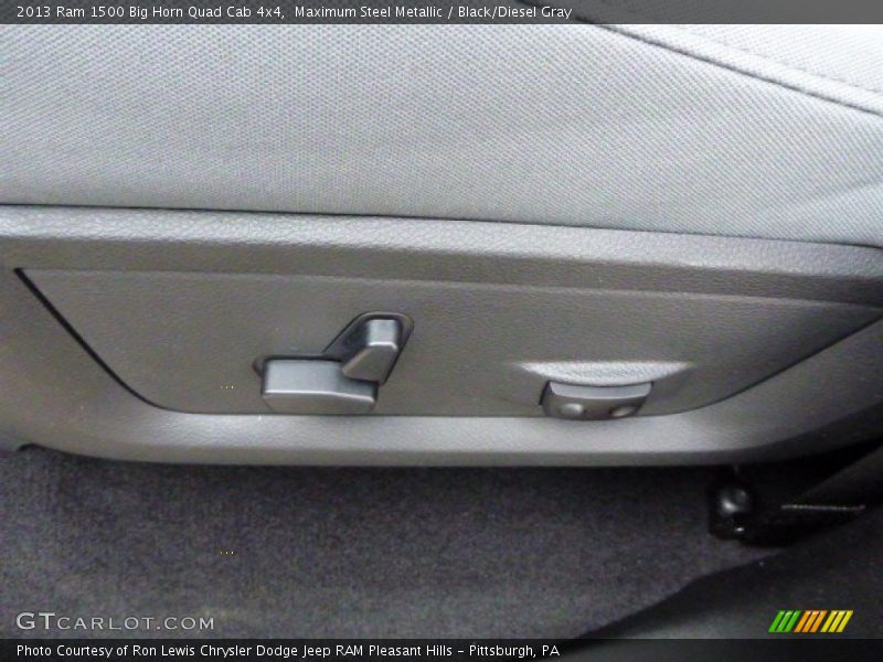 Maximum Steel Metallic / Black/Diesel Gray 2013 Ram 1500 Big Horn Quad Cab 4x4