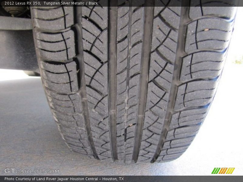 Tungsten Silver Metallic / Black 2012 Lexus RX 350