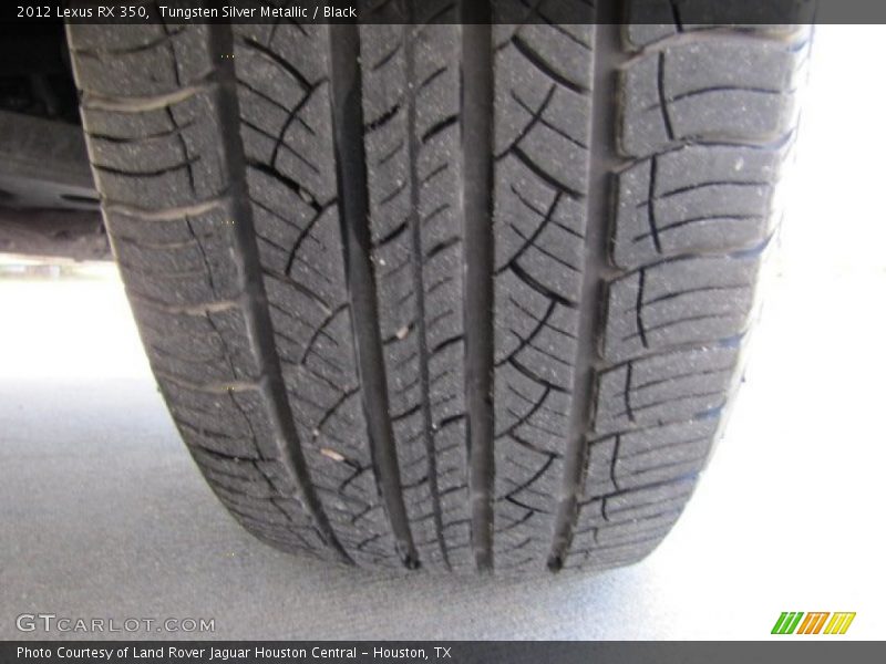 Tungsten Silver Metallic / Black 2012 Lexus RX 350