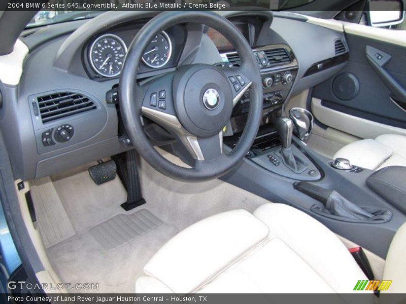 Creme Beige Interior - 2004 6 Series 645i Convertible 