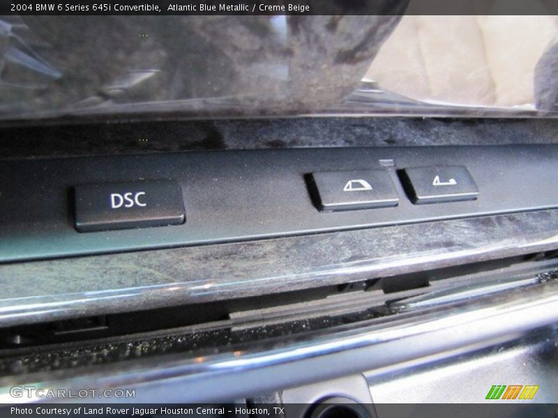 Atlantic Blue Metallic / Creme Beige 2004 BMW 6 Series 645i Convertible