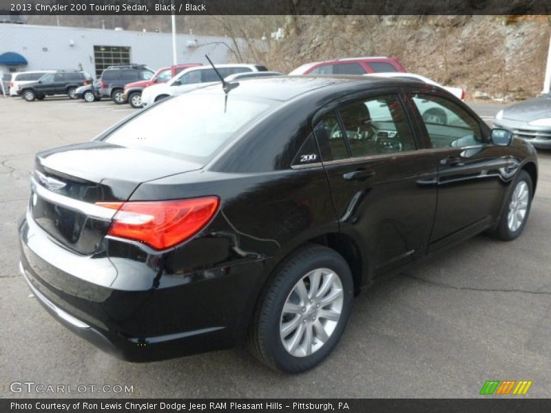 Black / Black 2013 Chrysler 200 Touring Sedan
