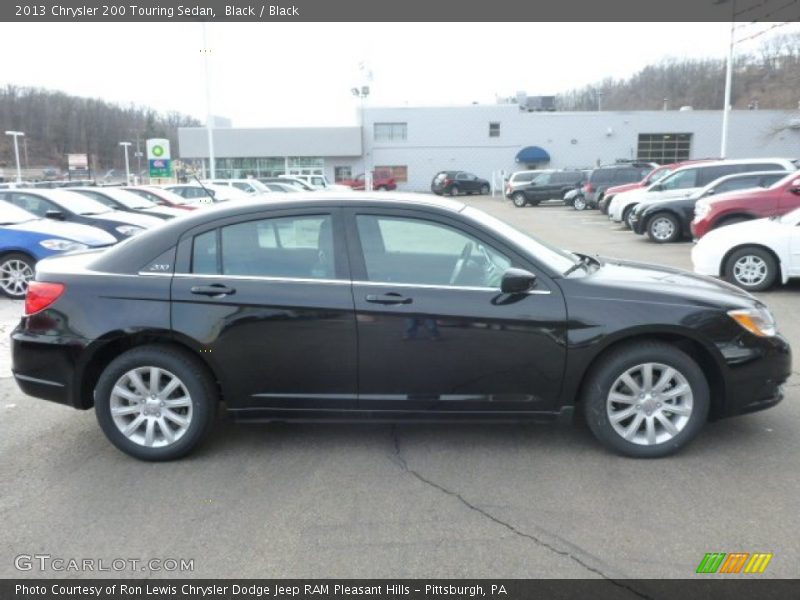 Black / Black 2013 Chrysler 200 Touring Sedan