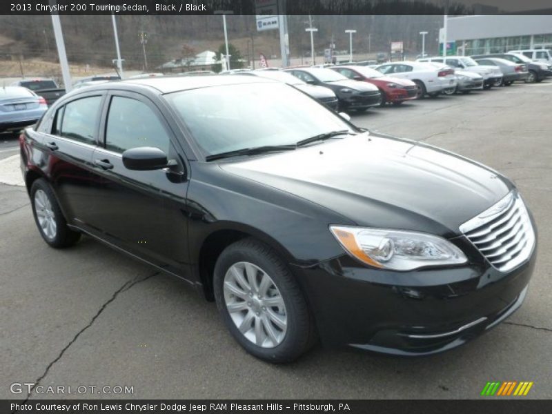 Black / Black 2013 Chrysler 200 Touring Sedan