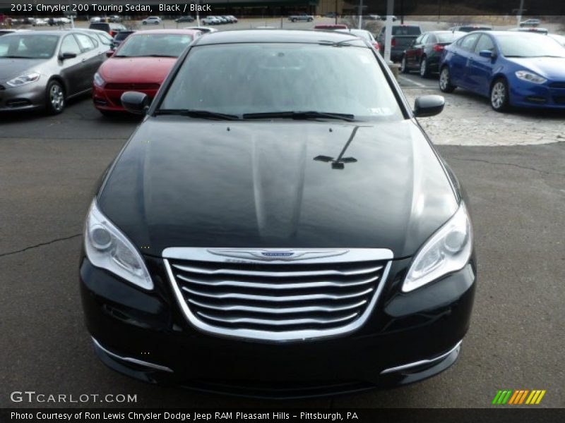 Black / Black 2013 Chrysler 200 Touring Sedan