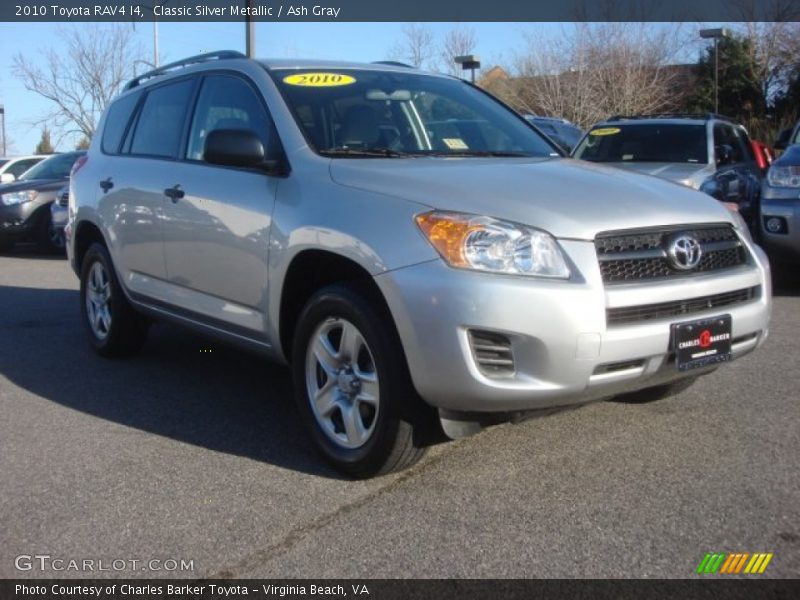 Classic Silver Metallic / Ash Gray 2010 Toyota RAV4 I4