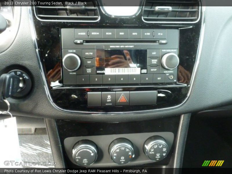Black / Black 2013 Chrysler 200 Touring Sedan