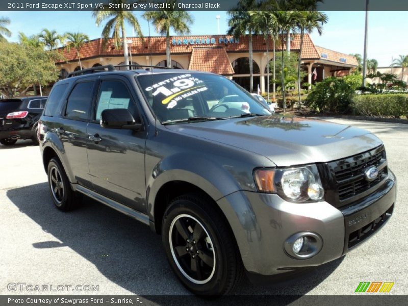 Sterling Grey Metallic / Charcoal Black 2011 Ford Escape XLT Sport V6