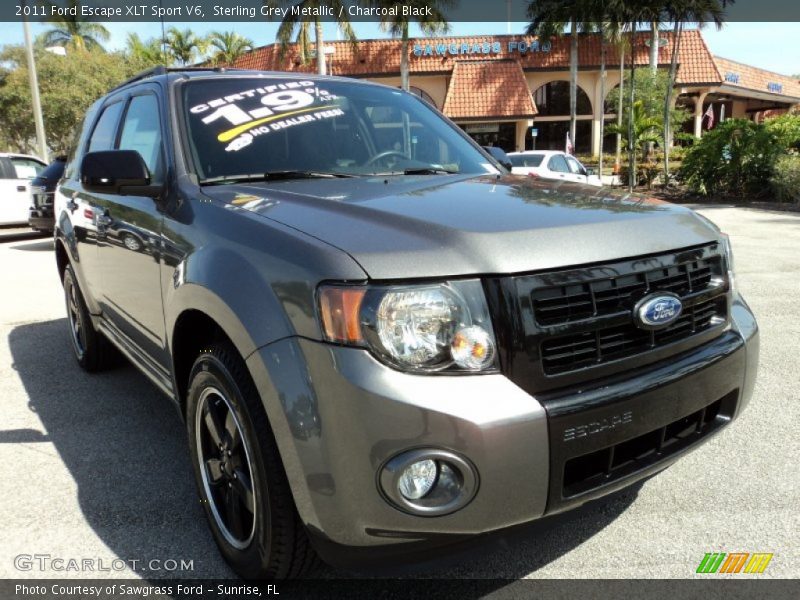 Sterling Grey Metallic / Charcoal Black 2011 Ford Escape XLT Sport V6