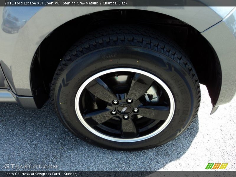 Sterling Grey Metallic / Charcoal Black 2011 Ford Escape XLT Sport V6