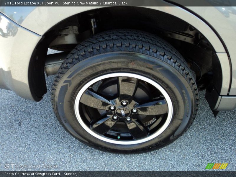 Sterling Grey Metallic / Charcoal Black 2011 Ford Escape XLT Sport V6