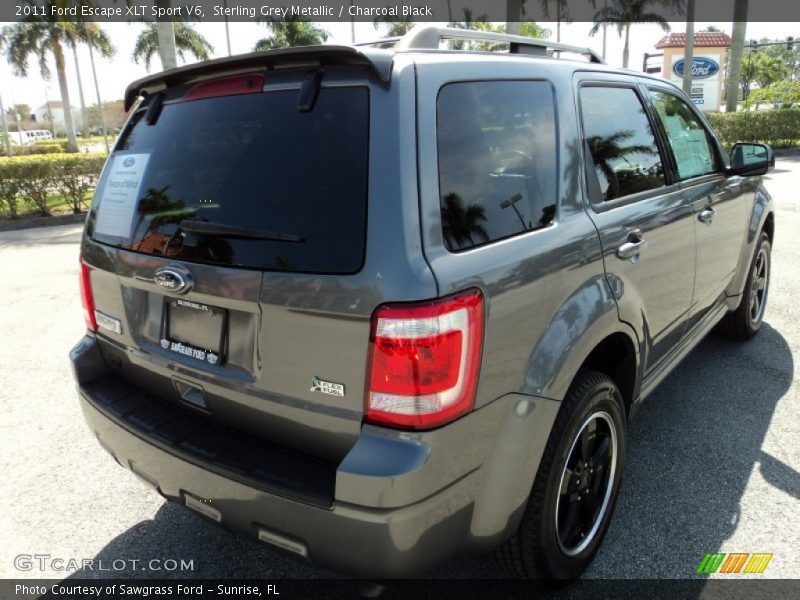 Sterling Grey Metallic / Charcoal Black 2011 Ford Escape XLT Sport V6