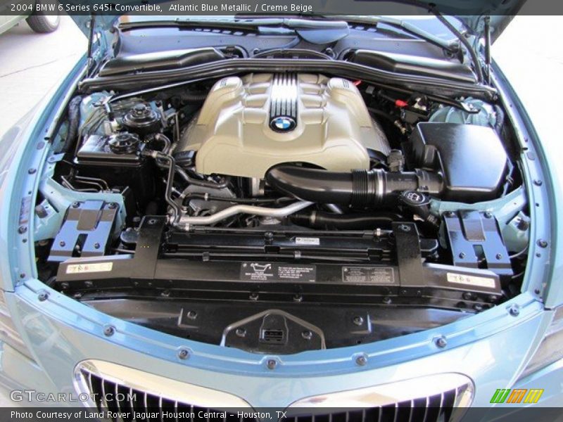  2004 6 Series 645i Convertible Engine - 4.4 Liter DOHC 32 Valve V8