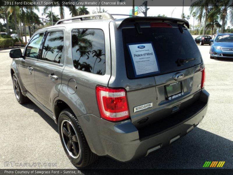Sterling Grey Metallic / Charcoal Black 2011 Ford Escape XLT Sport V6