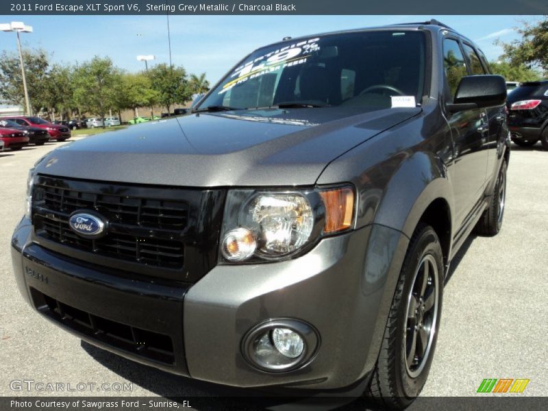 Sterling Grey Metallic / Charcoal Black 2011 Ford Escape XLT Sport V6