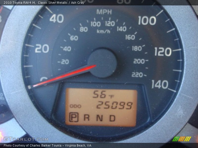 Classic Silver Metallic / Ash Gray 2010 Toyota RAV4 I4