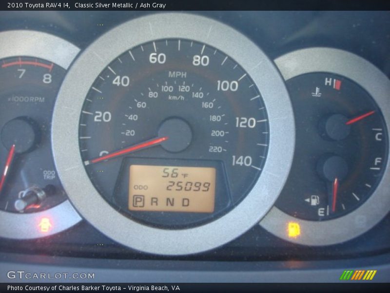 Classic Silver Metallic / Ash Gray 2010 Toyota RAV4 I4