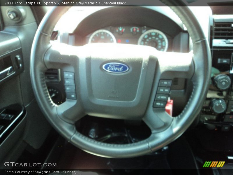 Sterling Grey Metallic / Charcoal Black 2011 Ford Escape XLT Sport V6