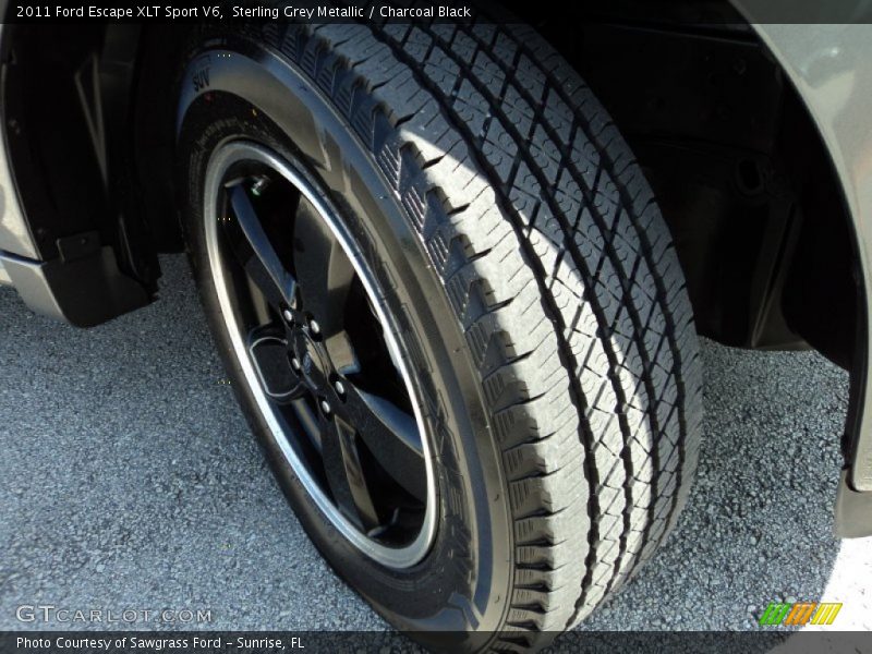 Sterling Grey Metallic / Charcoal Black 2011 Ford Escape XLT Sport V6