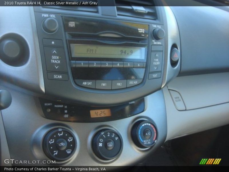 Classic Silver Metallic / Ash Gray 2010 Toyota RAV4 I4