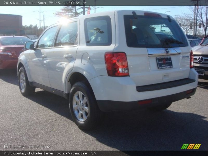 White Suede / Graystone 2010 Mazda Tribute i Sport