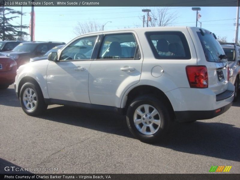 White Suede / Graystone 2010 Mazda Tribute i Sport