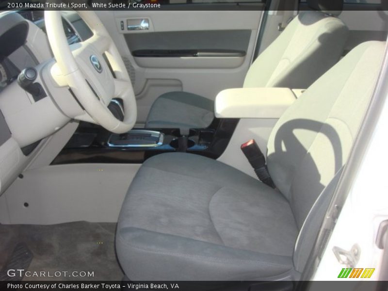 White Suede / Graystone 2010 Mazda Tribute i Sport