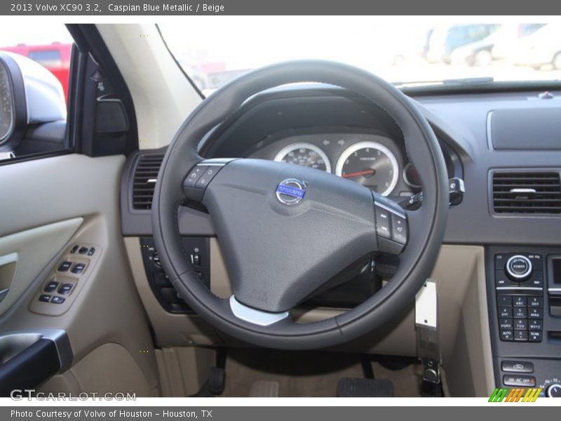 Caspian Blue Metallic / Beige 2013 Volvo XC90 3.2