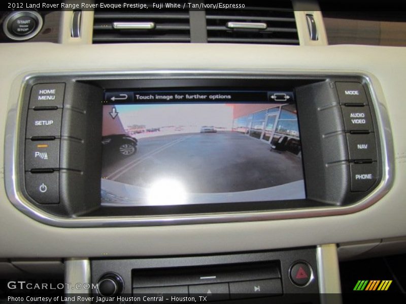 Fuji White / Tan/Ivory/Espresso 2012 Land Rover Range Rover Evoque Prestige