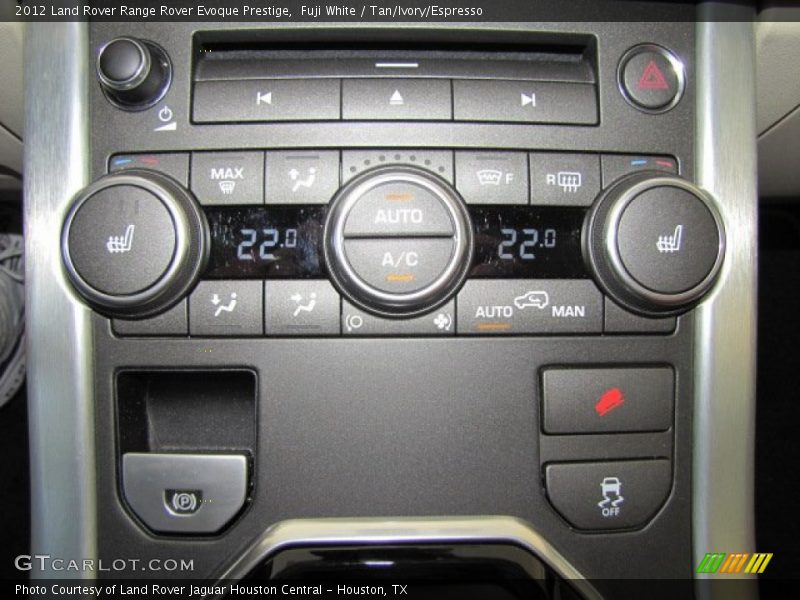 Controls of 2012 Range Rover Evoque Prestige