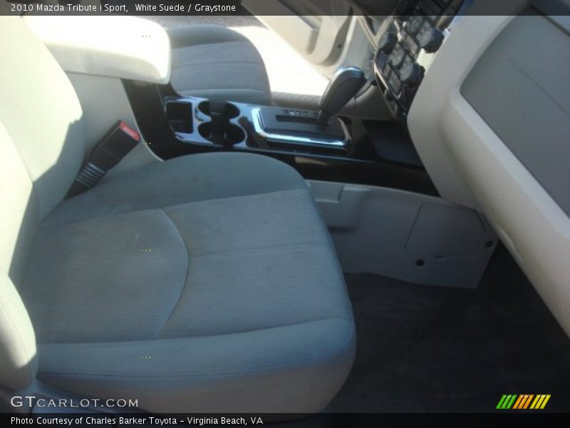 White Suede / Graystone 2010 Mazda Tribute i Sport