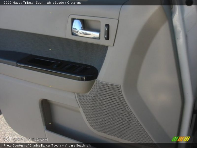 White Suede / Graystone 2010 Mazda Tribute i Sport