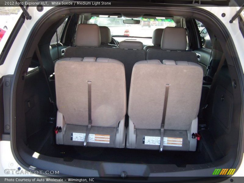 White Suede / Medium Light Stone 2012 Ford Explorer XLT