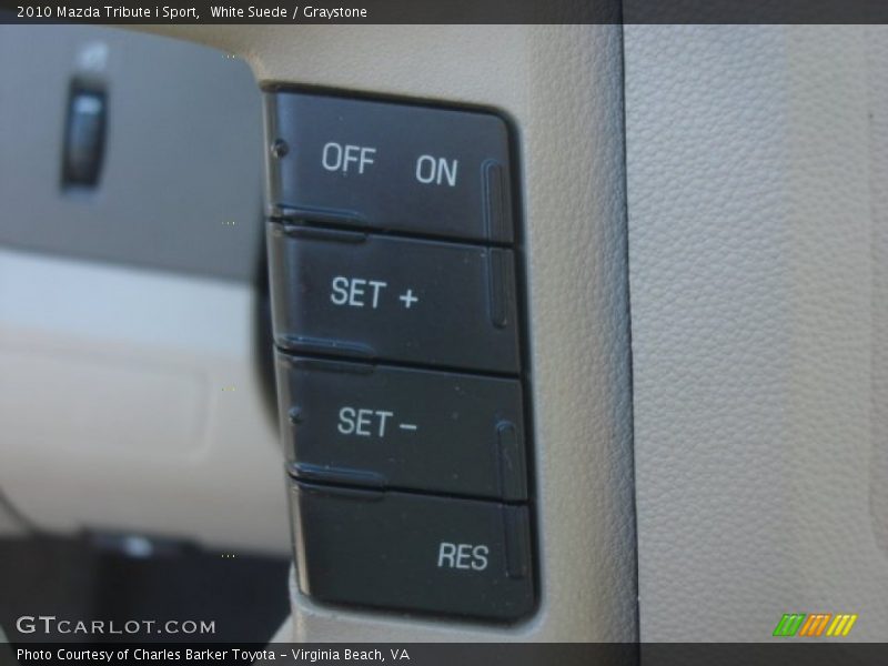 White Suede / Graystone 2010 Mazda Tribute i Sport