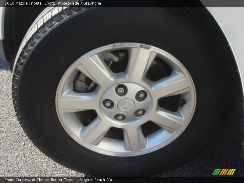 White Suede / Graystone 2010 Mazda Tribute i Sport