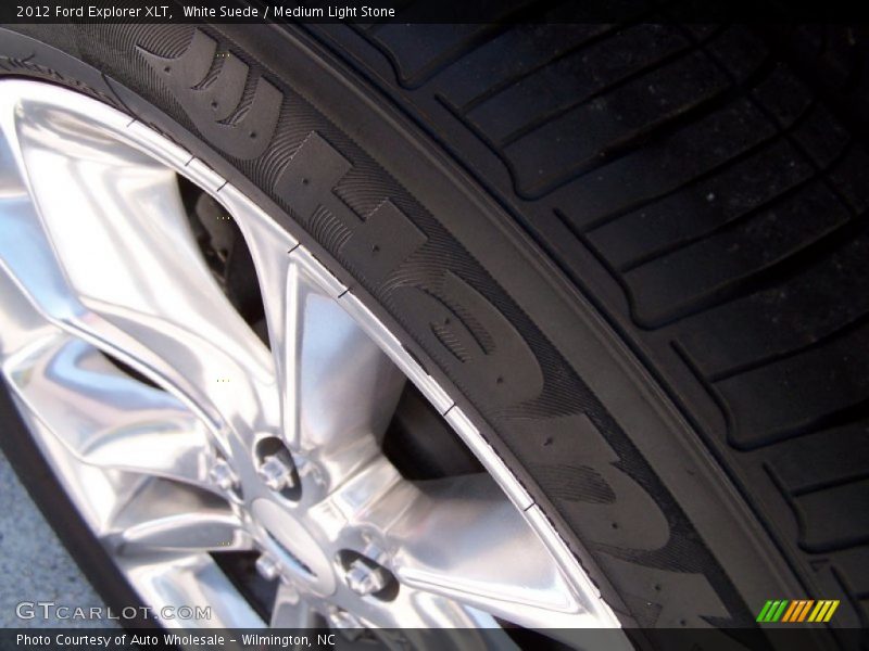 White Suede / Medium Light Stone 2012 Ford Explorer XLT